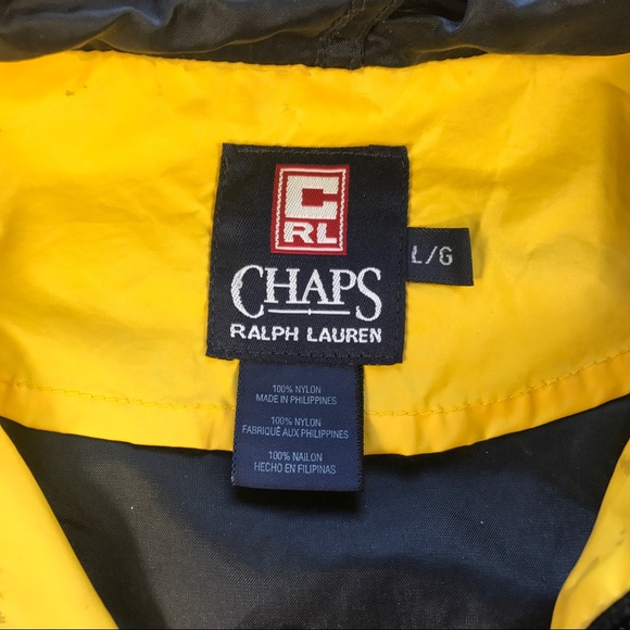 Mens Vintage Chaps Ralph Lauren Windbreaker Large - Picture 8 of 8